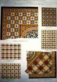 In the 19th century, Minton tiles were sold from this catalogue to American clients.